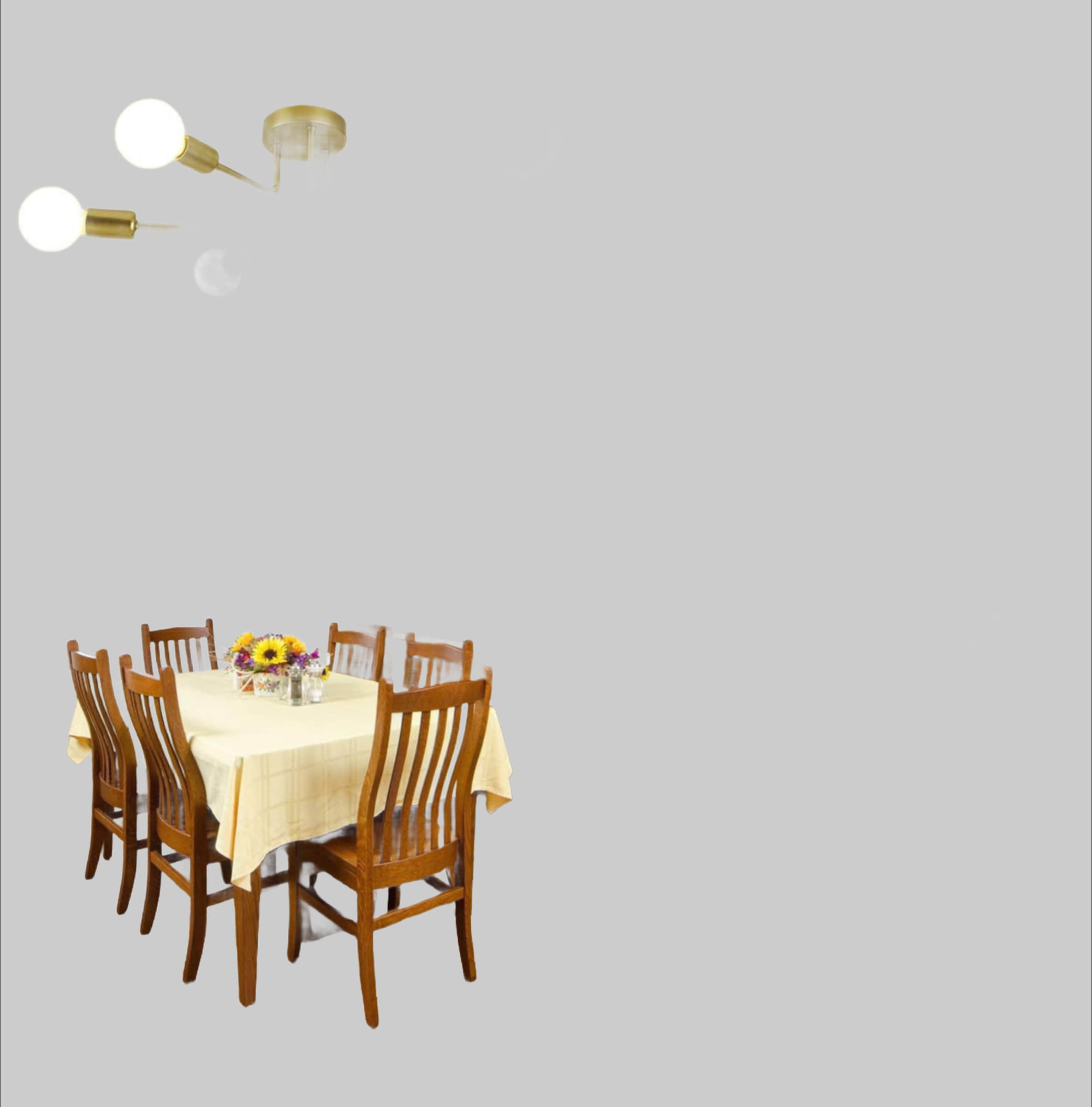 Lampen ZMH ZMH Vintage Deckenleuchte 6 Flammig Schwarz - Industrielle Retro-Lampe mit schwenkbaren Armen für Wohnzimmer & Schlafzimmer | Höhenverstellbar | E27 Fassungen | Ohne Leuchtmittel Gold