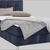 andas Boxspringbett Salo | Inkl. Premium-Topper | 6 Breiten (90-200cm) | 2 Härtegrade + TFK H4 Option | Elegantes Karostepp-Kopfteil blau andas Betten