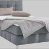 andas Boxspringbett Salo | Inkl. Premium-Topper | 6 Breiten (90-200cm) | 2 Härtegrade + TFK H4 Option | Elegantes Karostepp-Kopfteil grau Betten andas