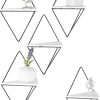 andas 'Rauten Rudel' 5-Piece Geometric Wall Shelf Set - Modern Metal Diamond-Shaped Decor Shelves for Home & Office schwarz Regale andas