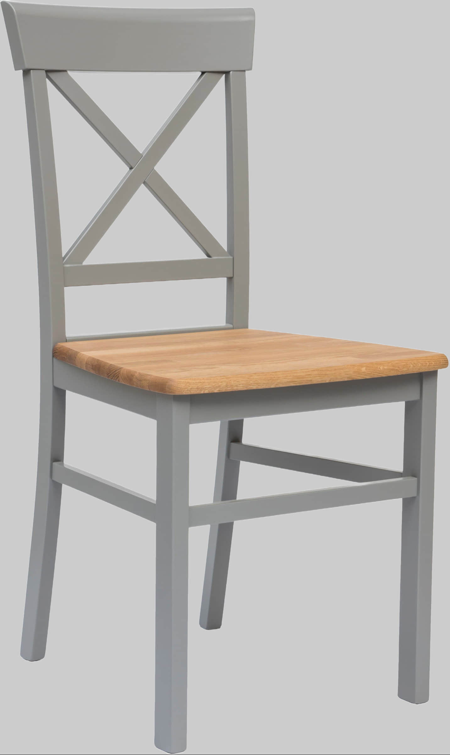 Stühle andas andas Tatra TOPSELLER Esszimmerstühle Landhausstil - Massivholz-Set (2er/4er/6er) | Skandinavisches Design | FSC®-zertifiziert hellgrau