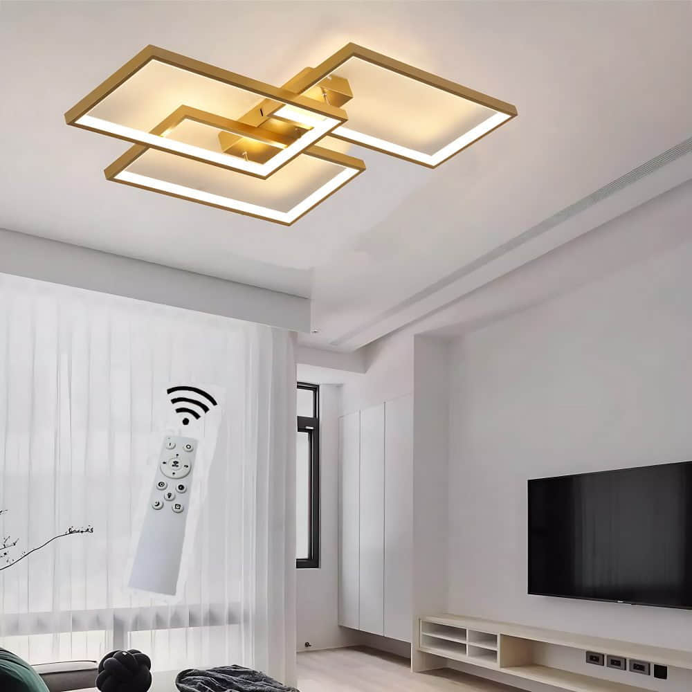 ibettertec ibettertec LED Ceiling Light - Dimmable Remote Control, 65W 3800LM, 3000K-6000K, Aluminum & Acrylic, for Living Room, Bedroom, Kitchen Lampen