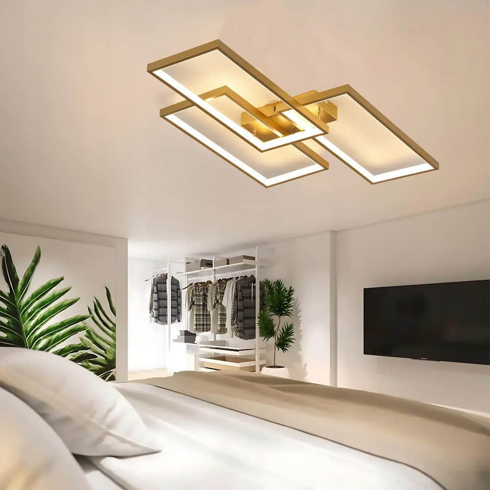 ibettertec ibettertec LED Ceiling Light - Dimmable Remote Control, 65W 3800LM, 3000K-6000K, Aluminum & Acrylic, for Living Room, Bedroom, Kitchen Lampen