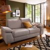 my home Stehlampe JOSIE Floor Lamp - Adjustable E27 Standing Light with Swivel Shade (156cm Height) taupe/gold my home Lampen
