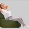 sunnypillow Sessel sunnypillow Sitzsack XXL – Premium Gaming Sitzsack mit Styropor-Füllung für Kinder & Erwachsene | Bequem & Stabil Dunkelgrün
