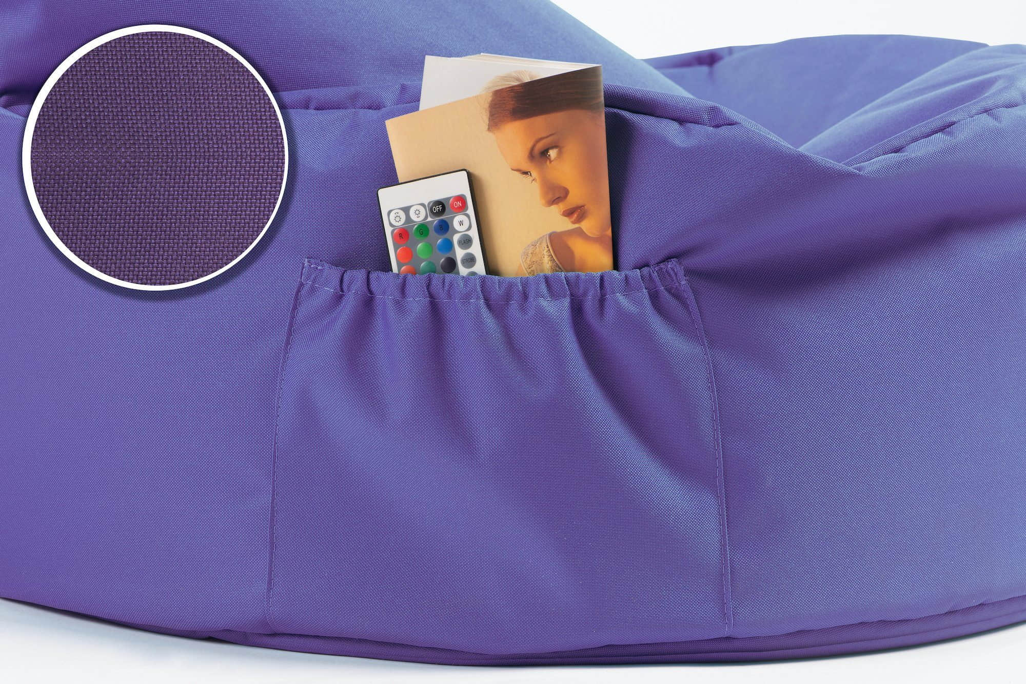 sunnypillow Sitzsack XXL – Premium Gaming Sitzsack mit Styropor-Füllung für Kinder & Erwachsene | Bequem & Stabil Violett sunnypillow Sessel