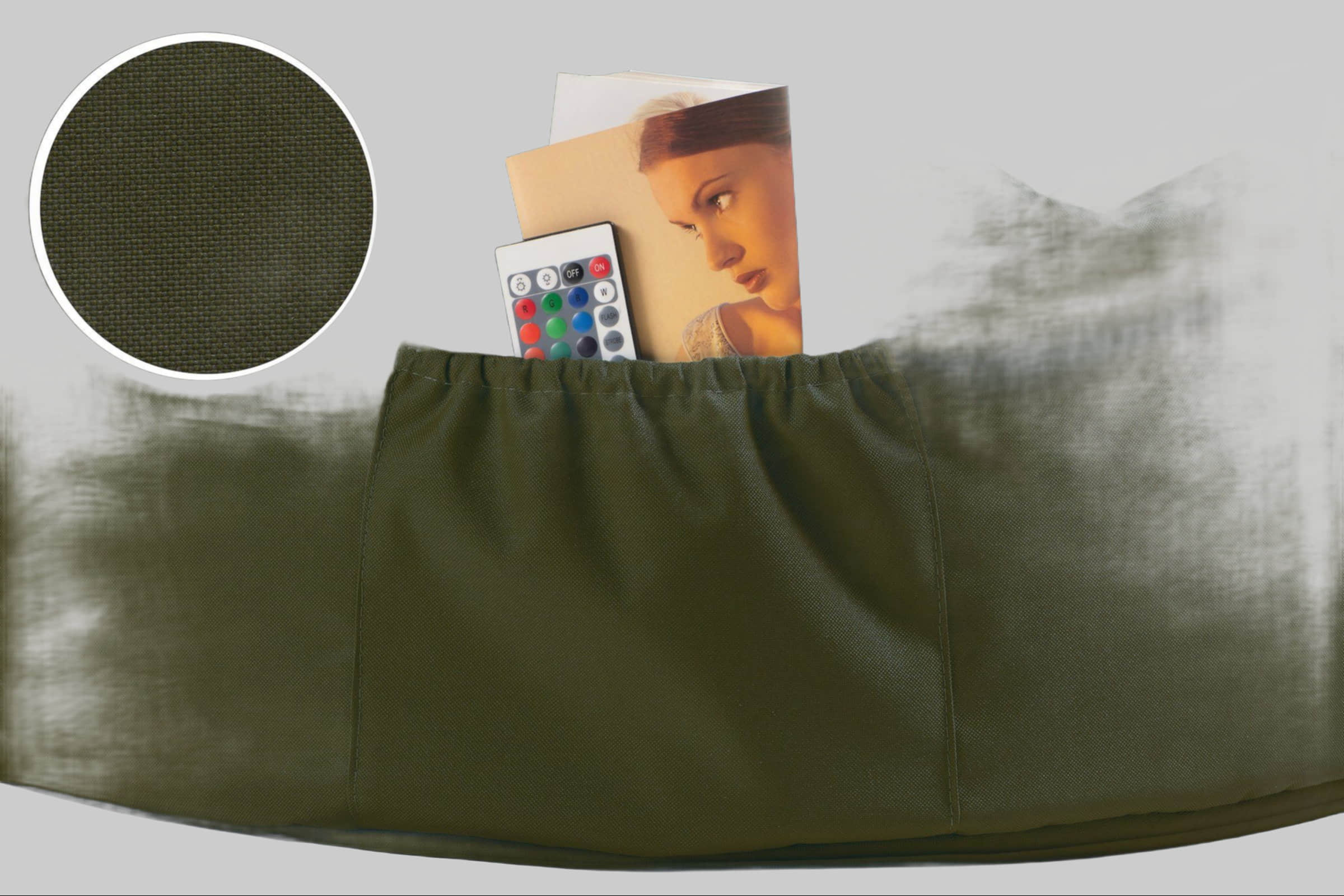 sunnypillow Sessel sunnypillow Sitzsack XXL – Premium Gaming Sitzsack mit Styropor-Füllung für Kinder & Erwachsene | Bequem & Stabil Dunkelgrün