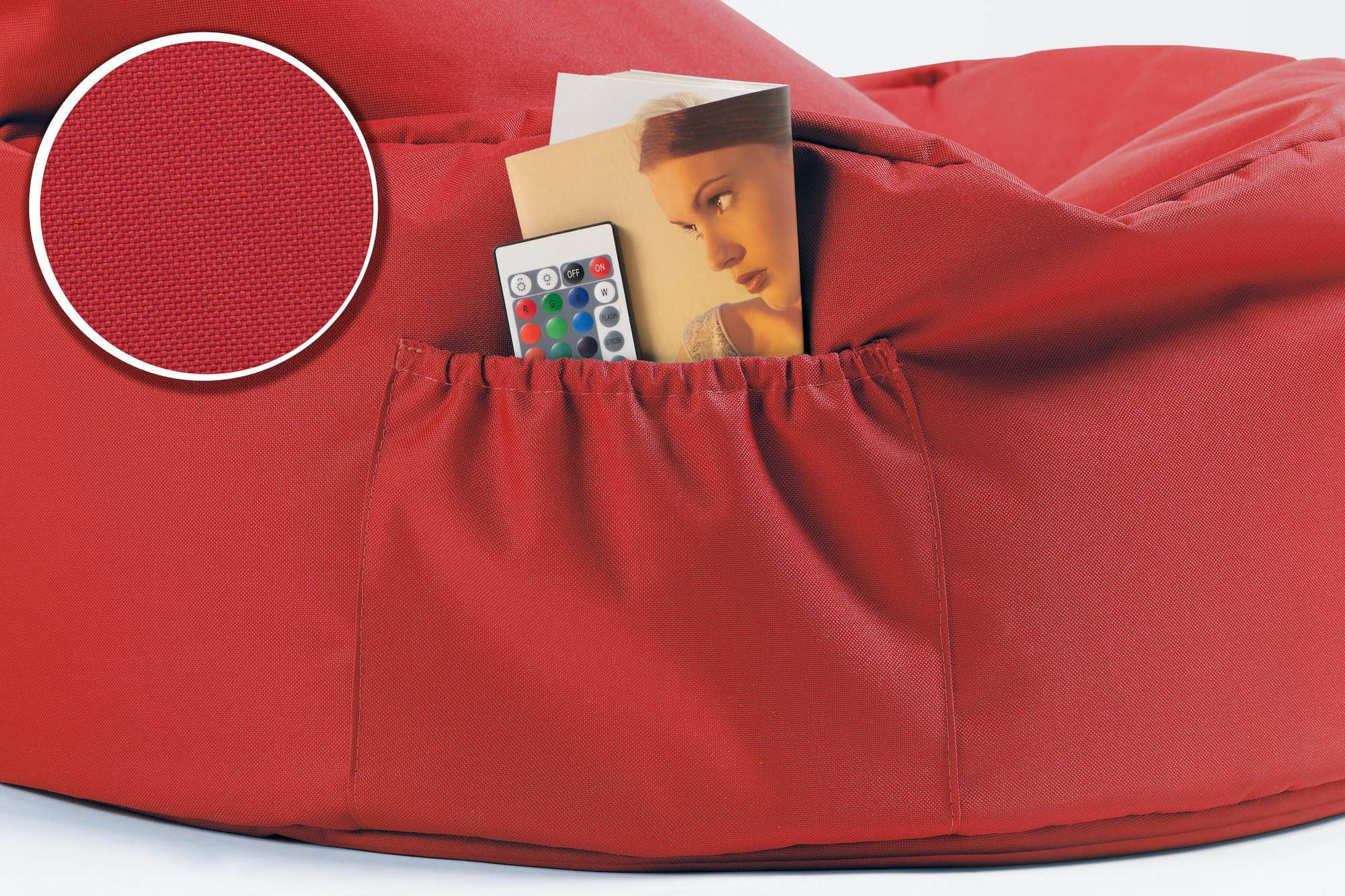 sunnypillow Sitzsack XXL – Premium Gaming Sitzsack mit Styropor-Füllung für Kinder & Erwachsene | Bequem & Stabil Rot sunnypillow Sessel