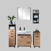 Regale welltime welltime Wandregal »Palermo« – 3 Regalböden, 30 cm Breite, massives Holz, made in Germany | Schlichter Designklassiker anthrazit