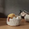 ASA SELECTION Koch- & Backzubehör ASA SELECTION COPPA SENCHA Aufbewahrungskorb | Baumwolle | Ø 17 cm | Beige/Ecru | Strickoptik | Küchen- & Wohnaccessoire ecru