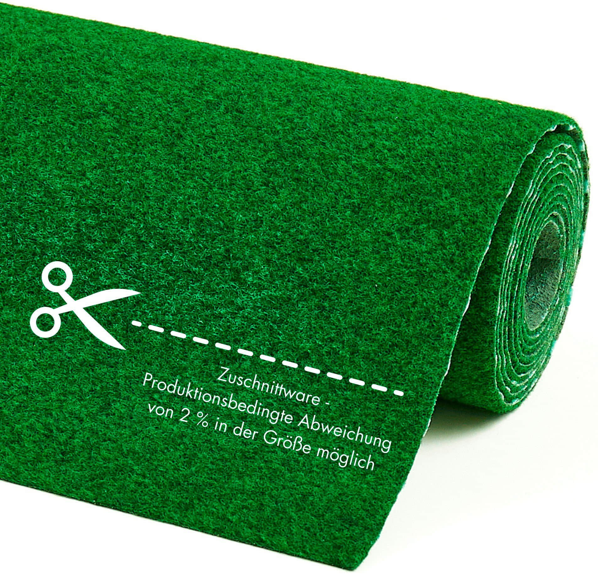 Andiamo Kunstrasen Field Premium | 4 mm Höhe | Nadelfilz-Rasenteppich mit Noppen | UV-beständig & pflegeleicht | Für Balkon, Terrasse & Garten (versch. Größen) grün Teppiche Andiamo