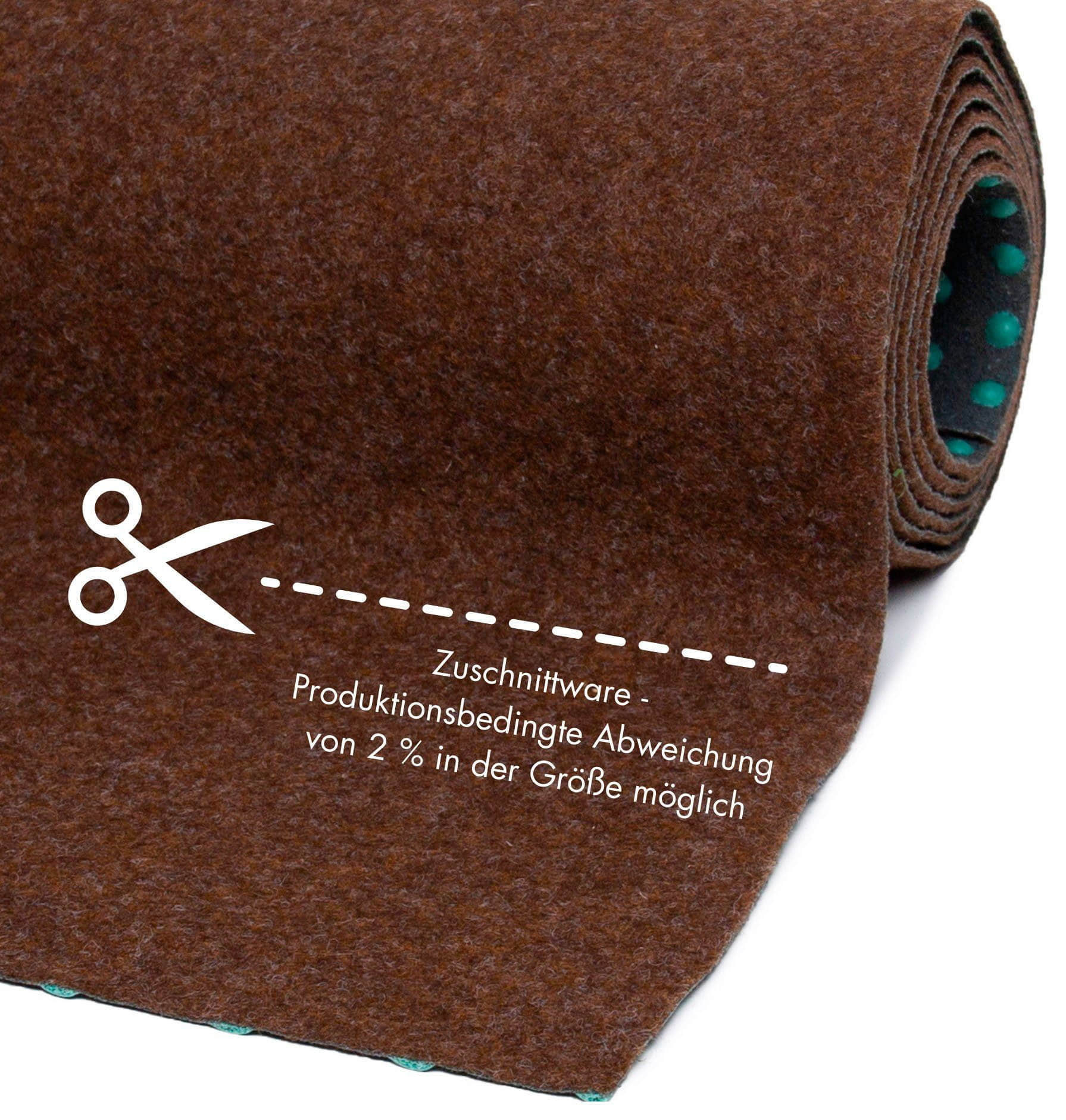 Andiamo Kunstrasen Field Premium | 4 mm Höhe | Nadelfilz-Rasenteppich mit Noppen | UV-beständig & pflegeleicht | Für Balkon, Terrasse & Garten (versch. Größen) braun Andiamo Teppiche