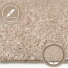 Andiamo Teppichboden Kräuselvelours Ines | 8.5mm Thick | 400cm Wide | GUT-Certified | Allergy-Friendly | Sound-Absorbing | Multiple Uni Colors | Residential Warranty beige Teppiche Andiamo