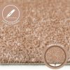 Andiamo Teppichboden Kräuselvelours Ines | 8.5mm Thick | 400cm Wide | GUT-Certified | Allergy-Friendly | Sound-Absorbing | Multiple Uni Colors | Residential Warranty cappuccino Andiamo Teppiche