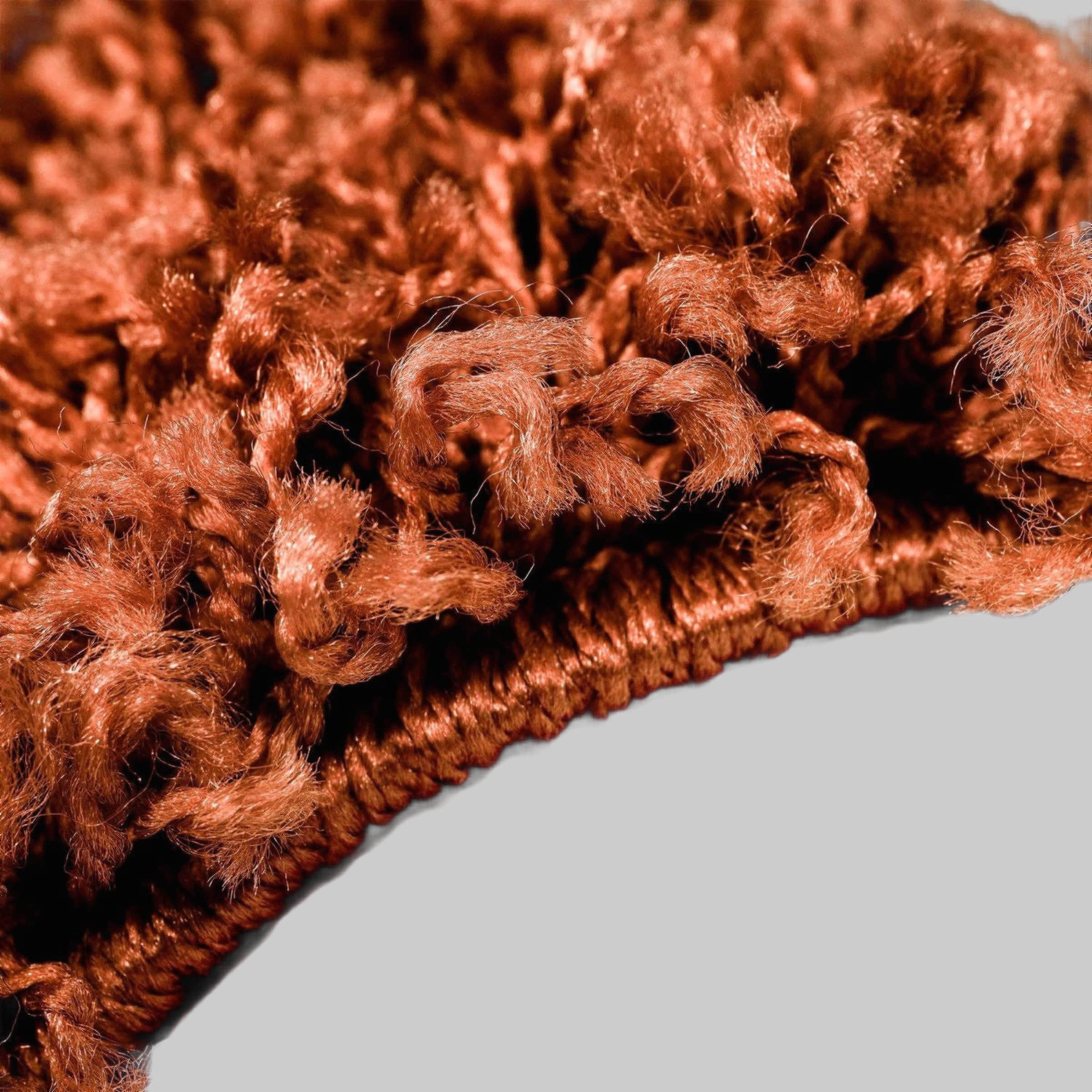 Teppiche Ayyildiz Teppiche Ayyildiz Hochflor-Teppich »Life Shaggy 1500« rund - 30 mm Florhöhe - schmutzabweisend - große Farbauswahl - ideal für Wohnzimmer & Schlafzimmer terra