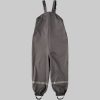 BMS Arbeitsschutzkleidung ★BMS★ Premium Matschlatzhose für Kinder - 100% wasserdicht mit verstellbaren Trägern | Ökotex-100 zertifiziert | Ideal für Waldkindergarten & Outdoor-Aktivitäten grau