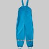 BMS Arbeitsschutzkleidung ★BMS★ Premium Matschlatzhose für Kinder - 100% wasserdicht mit verstellbaren Trägern | Ökotex-100 zertifiziert | Ideal für Waldkindergarten & Outdoor-Aktivitäten hellblau