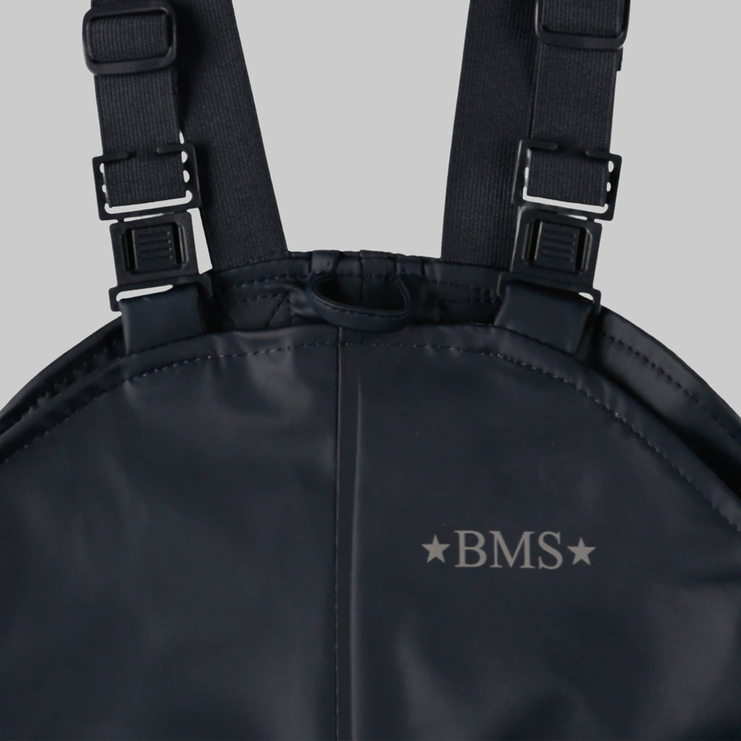 ★BMS★ Premium Matschlatzhose für Kinder - 100% wasserdicht mit verstellbaren Trägern | Ökotex-100 zertifiziert | Ideal für Waldkindergarten & Outdoor-Aktivitäten marine Arbeitsschutzkleidung BMS
