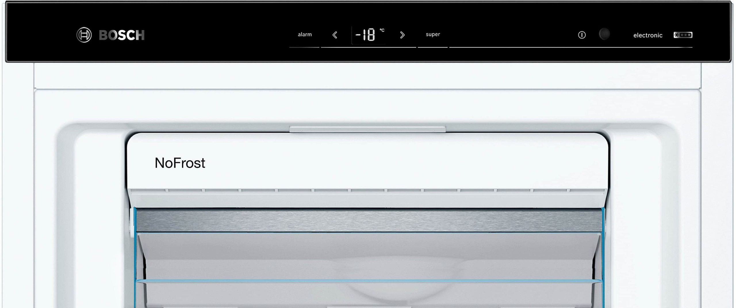 BOSCH Gefrierschränke BOSCH Serie 6 GSN58AWCV Stand-Gefrierschrank | 366 Liter NoFrost | Energieklasse C | XXL Kapazität | MultiAirflow System