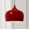 Lampen Bamyum Bamyum Orema Industrial Vintage Metall Hängelampe – Pendelleuchte Ø30 cm, E27, dimmbar | Wohnzimmer, Küche, Büro Rot