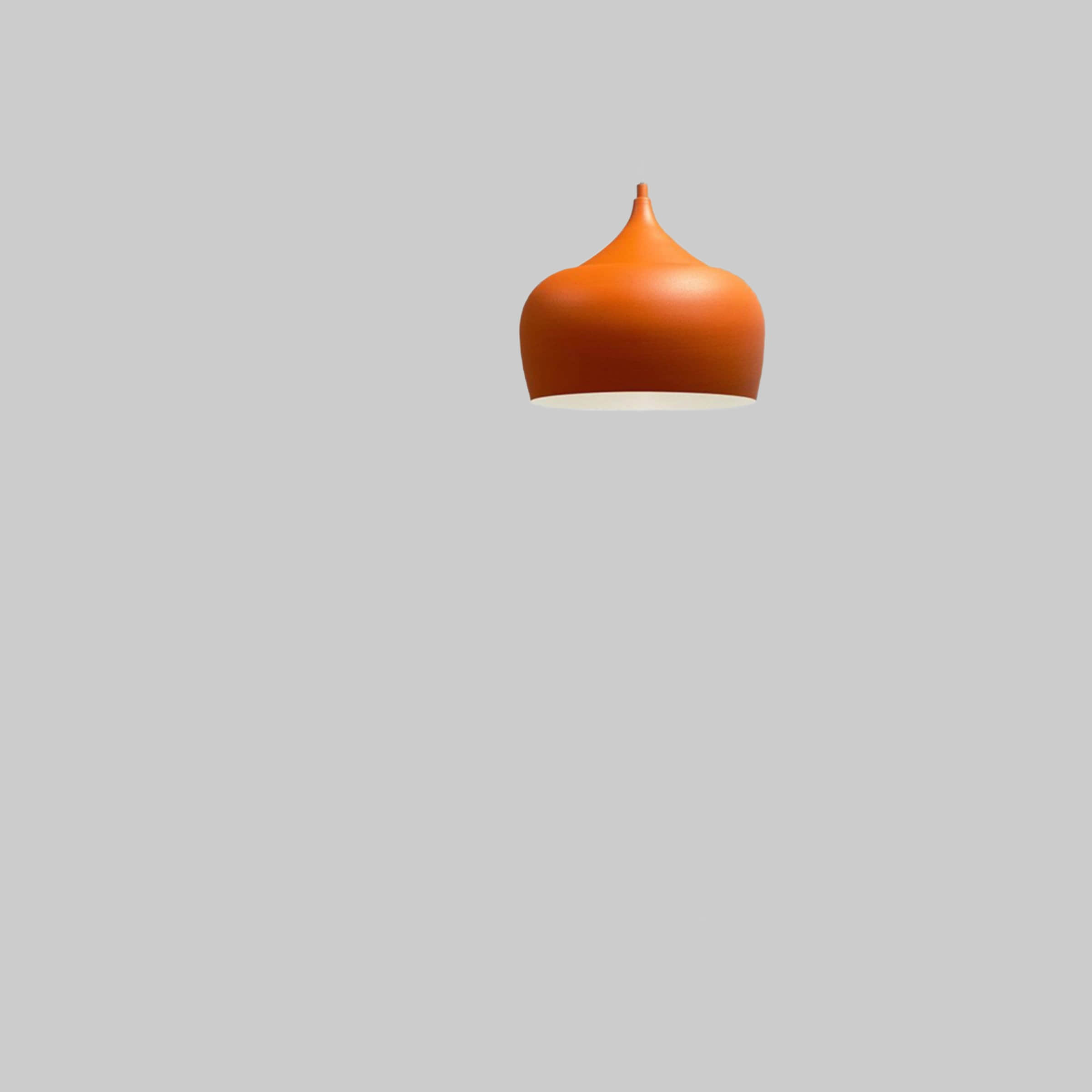 Bamyum Lampen Bamyum Orema Industrial Vintage Metall Hängelampe – Pendelleuchte Ø30 cm, E27, dimmbar | Wohnzimmer, Küche, Büro Orange