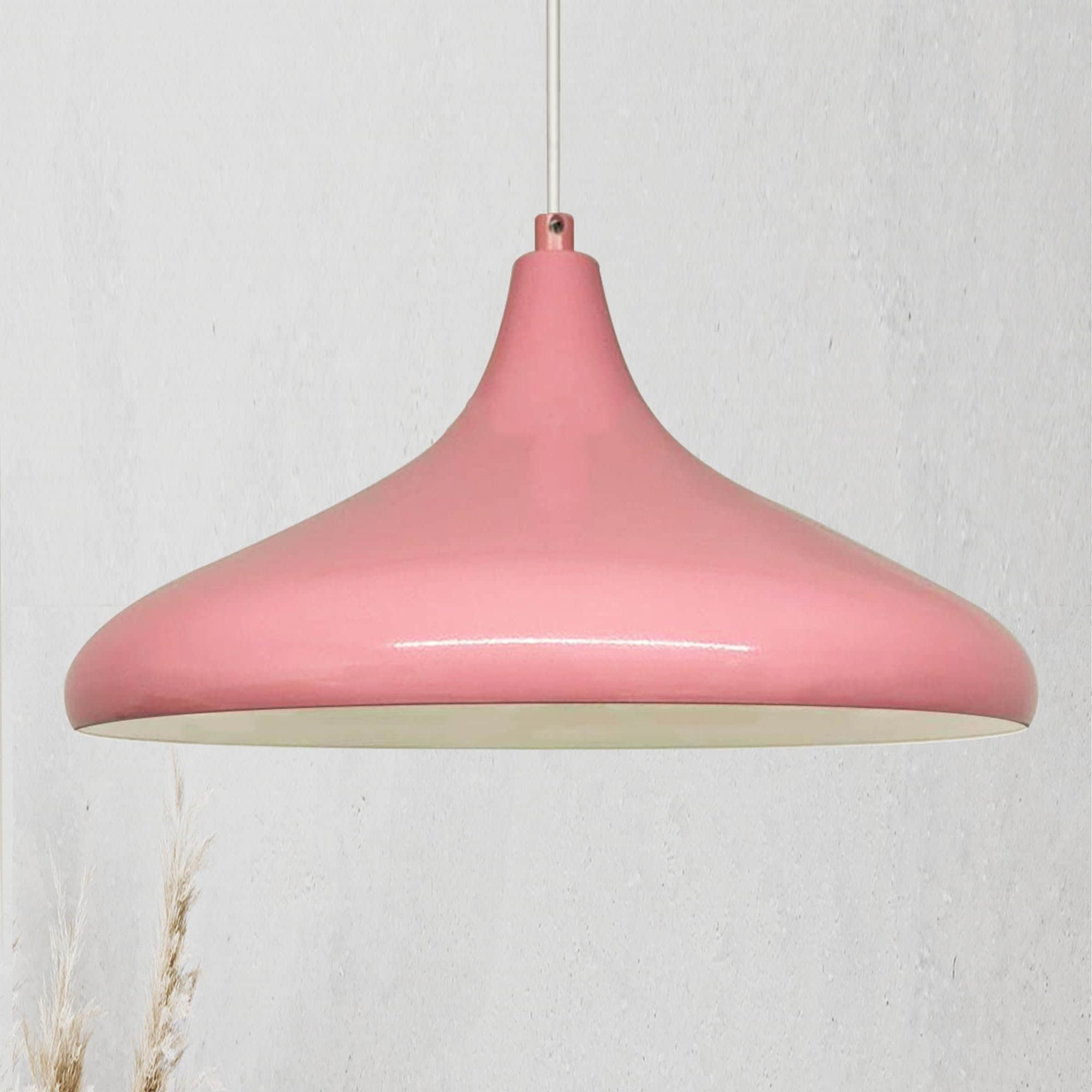 Lampen Bamyum Bamyum Pendelleuchte 35 cm – Moderne Metall-Lampe mit E27 Fassung für Wohnzimmer, Küche & mehr | Dimmbar & hochwertig verarbeitet Rosa