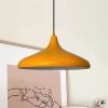 Bamyum Lampen Bamyum Pendelleuchte 35 cm – Moderne Metall-Lampe mit E27 Fassung für Wohnzimmer, Küche & mehr | Dimmbar & hochwertig verarbeitet Gelb