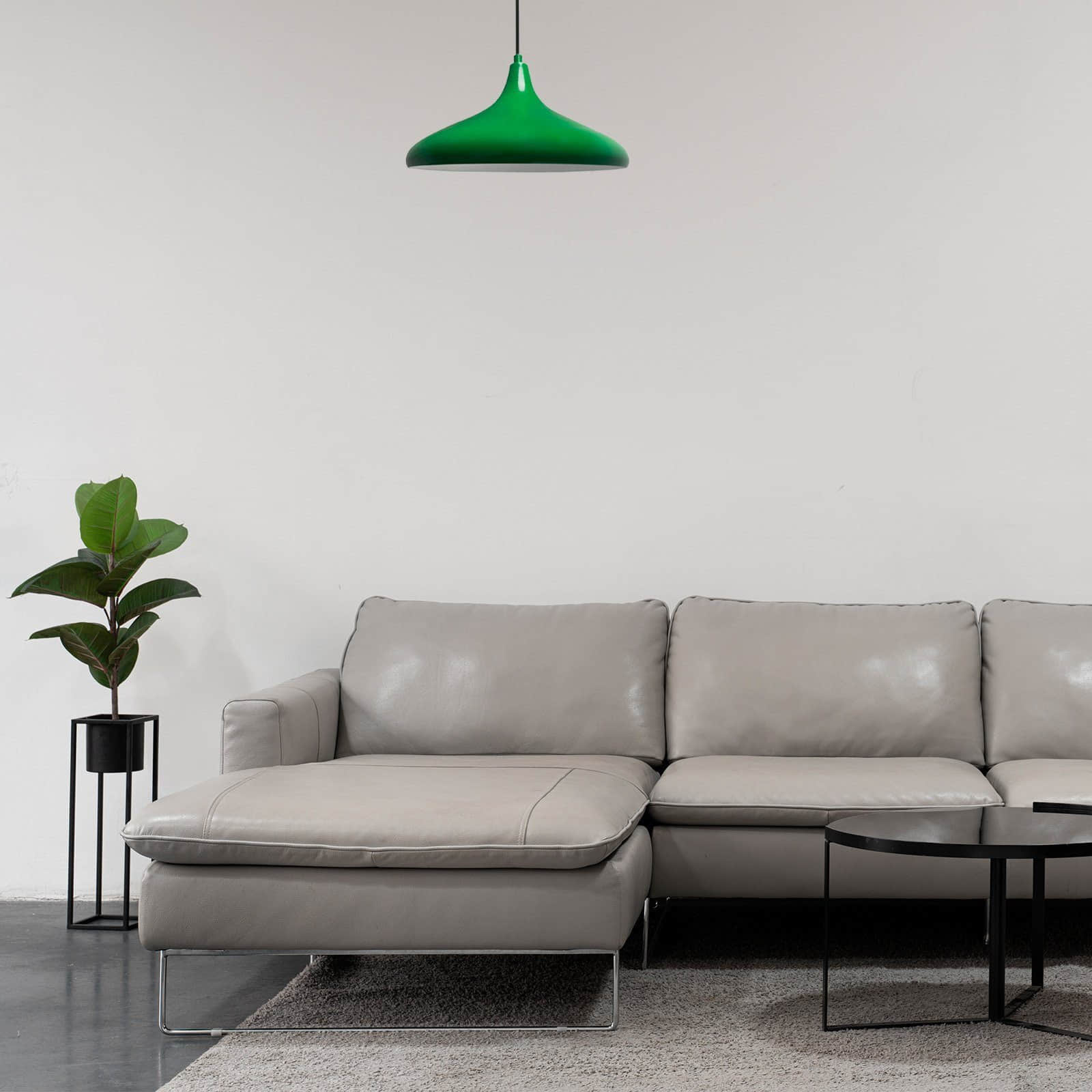 Bamyum Pendelleuchte 35 cm – Moderne Metall-Lampe mit E27 Fassung für Wohnzimmer, Küche & mehr | Dimmbar & hochwertig verarbeitet Grün Bamyum Lampen