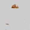Lampen Bamyum Bamyum Vintage Industrial Pendant Lamp - 40cm Antique Copper Metal Shade, E27 Socket, Adjustable Hanging Light for Dining Room & Kitchen