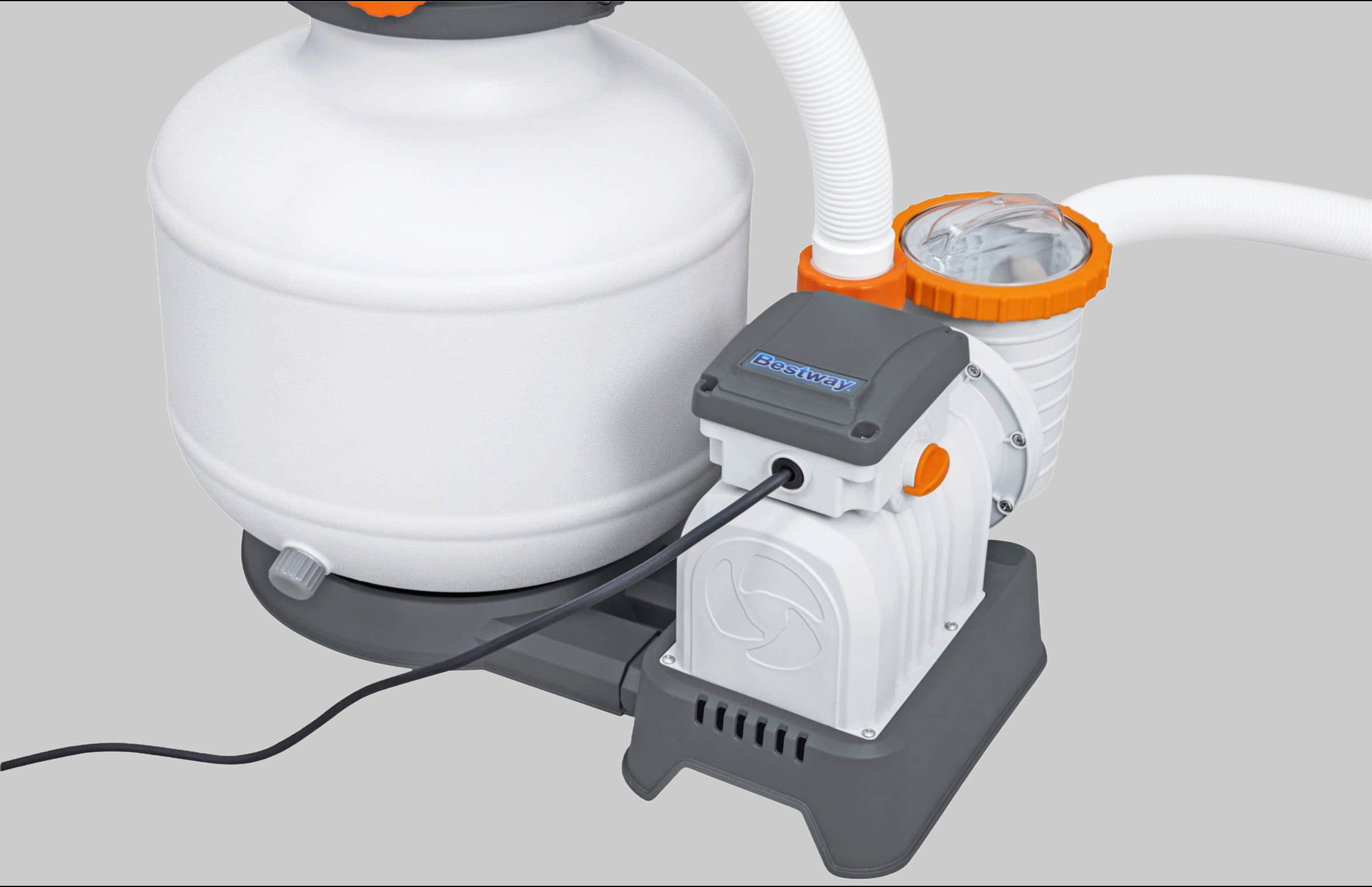 Bestway® Flowclear™ Sandfilteranlage 5.678 l/h (230 W) mit Zeitschaltuhr & ChemConnect™ | Für Pools bis 39.300 Liter | Inkl. 6-Wege-Ventil Bestway Garten & Balkon