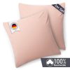 Blumtal Blumtal Premium Jersey-Kissenbezug 2er-Set (40x80 cm) – 100% Baumwolle, OEKO-TEX® zertifiziert, 12 Farben, superweich & atmungsaktiv Dusty Rosa Kissen