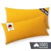 Kissen Blumtal Blumtal Premium Jersey-Kissenbezug 2er-Set (40x80 cm) – 100% Baumwolle, OEKO-TEX® zertifiziert, 12 Farben, superweich & atmungsaktiv Sunflower