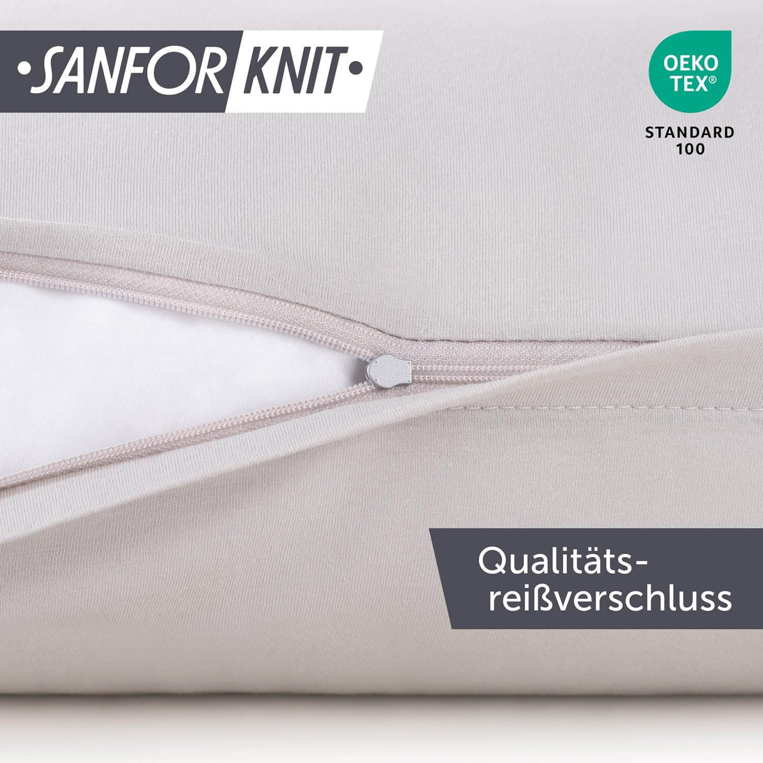 Blumtal Kissen Blumtal Premium Jersey-Kissenbezug 2er-Set (40x80 cm) – 100% Baumwolle, OEKO-TEX® zertifiziert, 12 Farben, superweich & atmungsaktiv Moonlight
