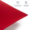 Blumtal Bettwäsche Blumtal Premium Microfiber Bedding Set | OEKO-TEX® Certified 100% Polyester | Wrinkle & Fade Resistant | Complete Sheet Sets with Pillowcases Rot