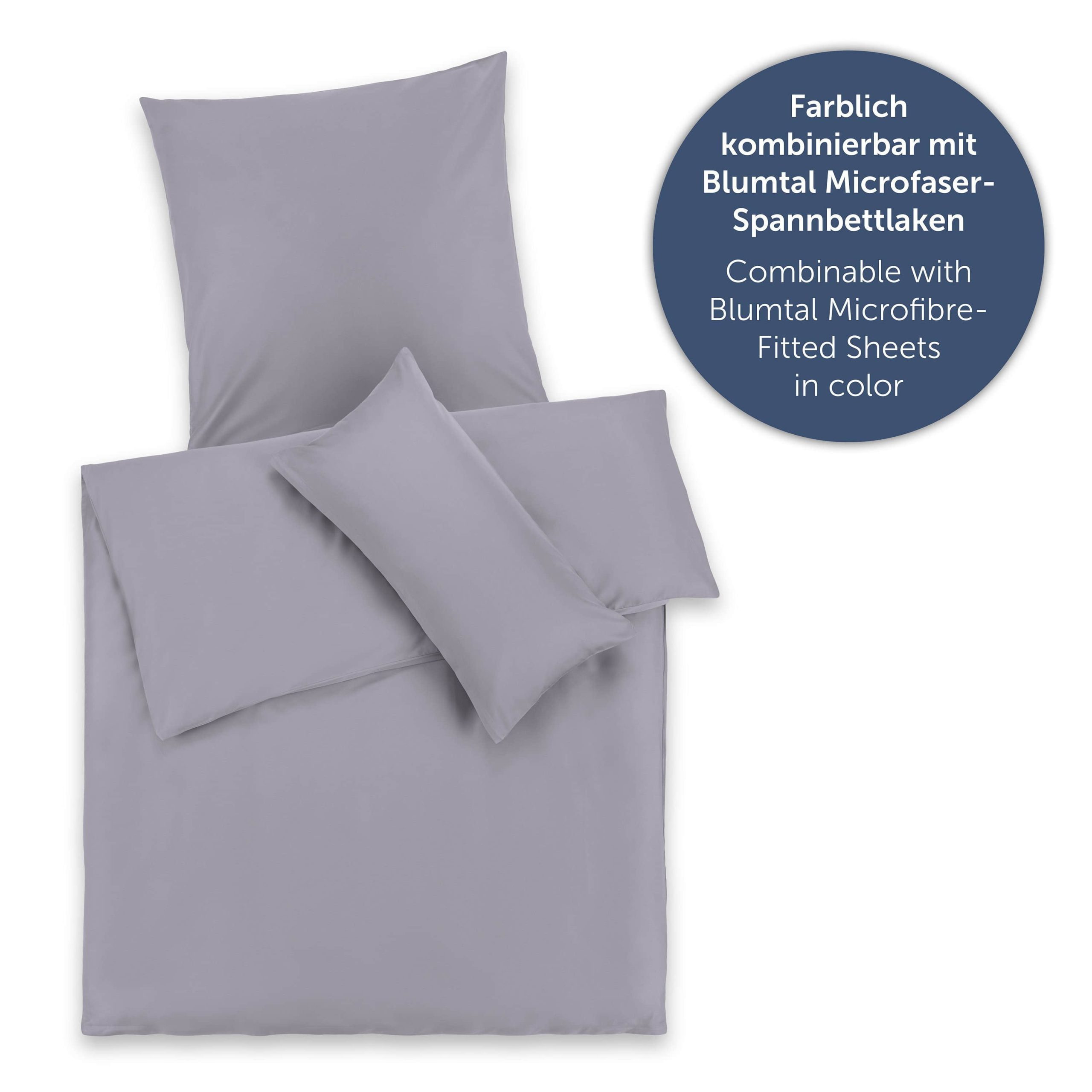 Bettwäsche Blumtal Blumtal Premium Microfiber Bedding Set | OEKO-TEX® Certified 100% Polyester | Wrinkle & Fade Resistant | Complete Sheet Sets with Pillowcases Moonlight