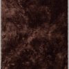 Bruno Banani LM Dana Hochflor-Teppich | 30 mm Florhöhe | Weiche Mikrofaser | Rechteckig 160x230 cm | Uni-Farben | Für Wohnzimmer & Schlafzimmer braun Bruno Banani Teppiche