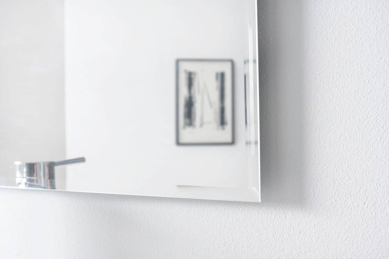 Deko-Werk 24 Dekoration Deko-Werk 24 Premium Kristallspiegel rahmenlos | Wandspiegel für Bad & Wohnbereich | Verschiedene Größen 30x40 bis 100cm Ø | Feuchtraumgeeignet