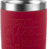 Emsa EMSA Travel Mug Classic Thermobecher - Edelstahl Isolierbecher mit 360° Öffnung (360ml/500ml) | 4-6h Heißhaltung | Spülmaschinenfest | 100% Dicht Dunkelrot Geschirr & Tischaccessoires