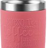 Geschirr & Tischaccessoires Emsa EMSA Travel Mug Classic Thermobecher - Edelstahl Isolierbecher mit 360° Öffnung (360ml/500ml) | 4-6h Heißhaltung | Spülmaschinenfest | 100% Dicht Koralle