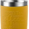EMSA Travel Mug Classic Thermobecher - Edelstahl Isolierbecher mit 360° Öffnung (360ml/500ml) | 4-6h Heißhaltung | Spülmaschinenfest | 100% Dicht Senf-Gelb Geschirr & Tischaccessoires Emsa