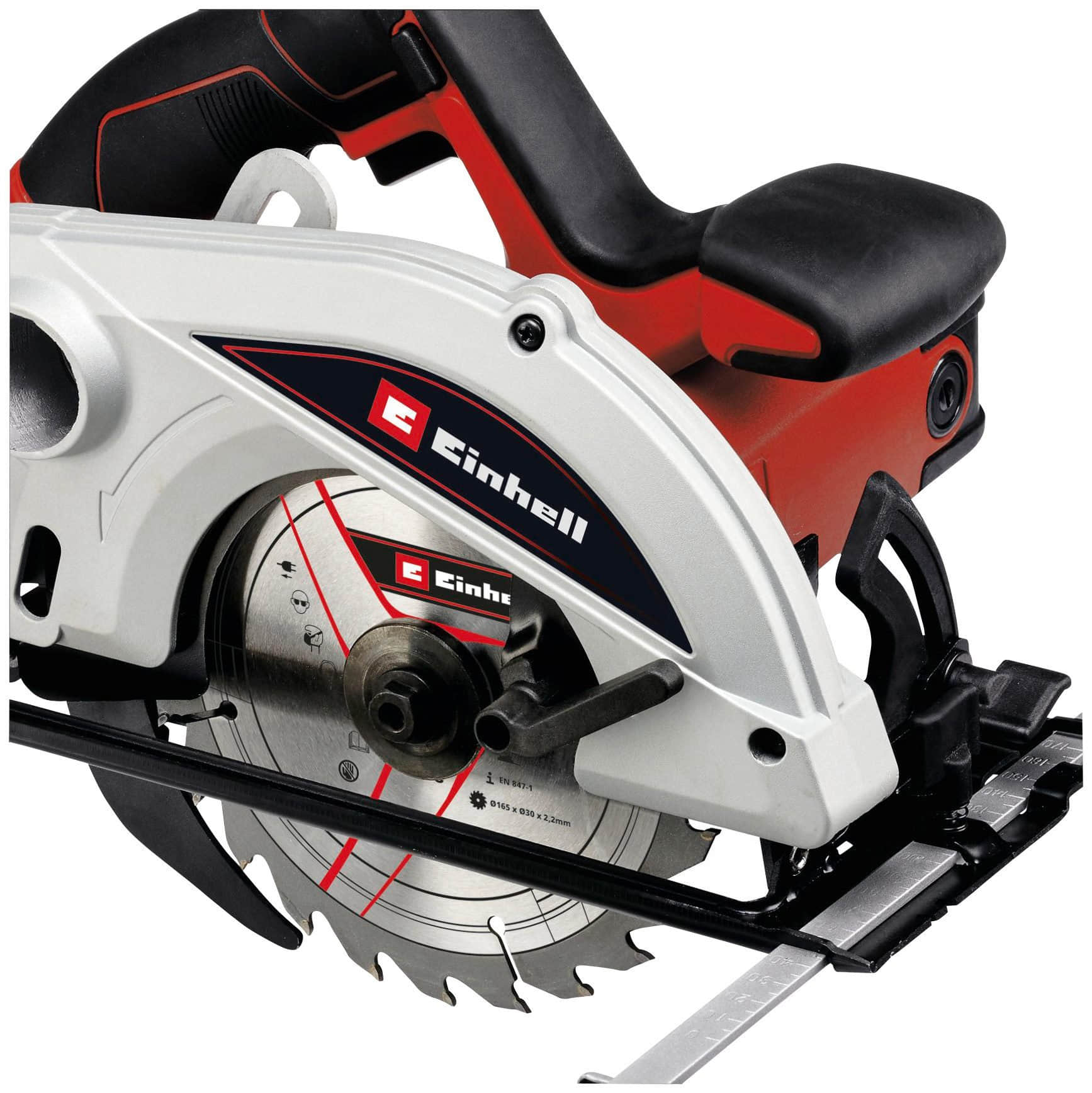 Einhell Werkzeug & Maschinen Einhell TC-CS 1250 1250W Professional Hand Circular Saw with Carbide Blade & Dust Extraction | 55mm Cutting Depth | Tool-Free Adjustments
