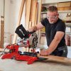 Werkzeug & Maschinen Einhell Einhell TC-SM 2131/1 Dual 1500W Sliding Compound Miter Saw with Laser Guide | 4900 RPM | 12" Cutting Capacity | Dual Bevel 0-45° | Dust Collection