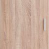 FMD Schränke FMD Mehrzweckschrank »Inca 1« – Garderobenschrank & Aktenschrank | 50 cm Breite, 184 cm Höhe | Vielseitiger Stauraum eichefarben
