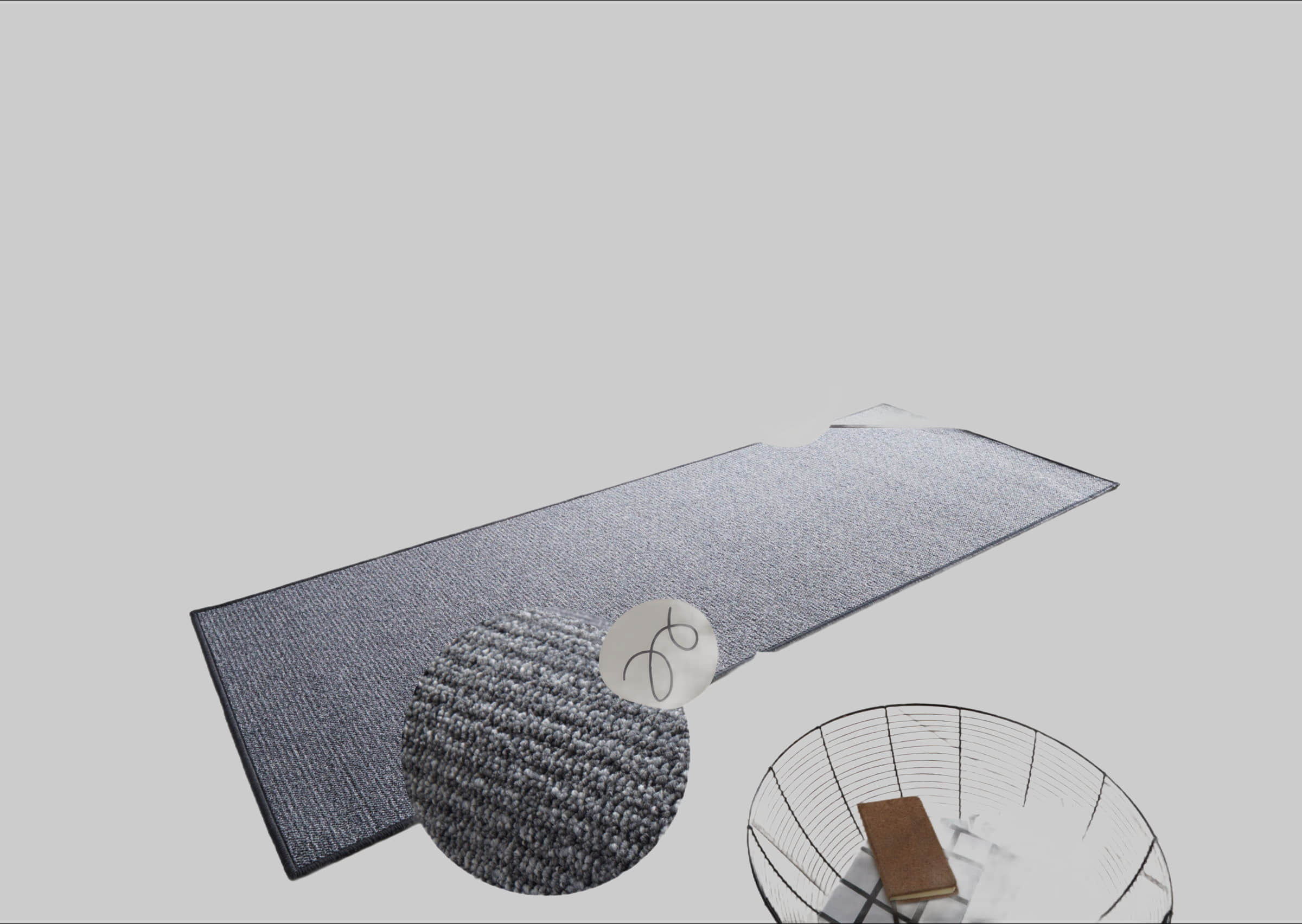 Garderobe & Flur HANSE Home HANSE Home Läufer 'Bouclé' - 5 mm Höhe, rutschfester Teppichläufer mit Sisal-Optik | Polypropylen | Indoor/Outdoor | Küche & Flur grau