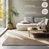 HANSE Home HANSE Home Teppich 'Jaipur' | Natur Jute Teppich 10 mm Höhe | Handgewebt | Wohnzimmer, Flur, Schlafzimmer | Boho & Scandi Style | Fußbodenheizung geeignet Grau,Braun Teppiche