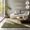 HANSE Home Teppich 'Jaipur' | Natur Jute Teppich 10 mm Höhe | Handgewebt | Wohnzimmer, Flur, Schlafzimmer | Boho & Scandi Style | Fußbodenheizung geeignet Grün Teppiche HANSE Home