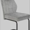 HELA Stühle HELA Linda S Swivel Dining Chair - Bestseller with Pocket Spring Seat (140kg Capacity) - Freestanding Design in Elegant Gray - Single Chair hellgrau