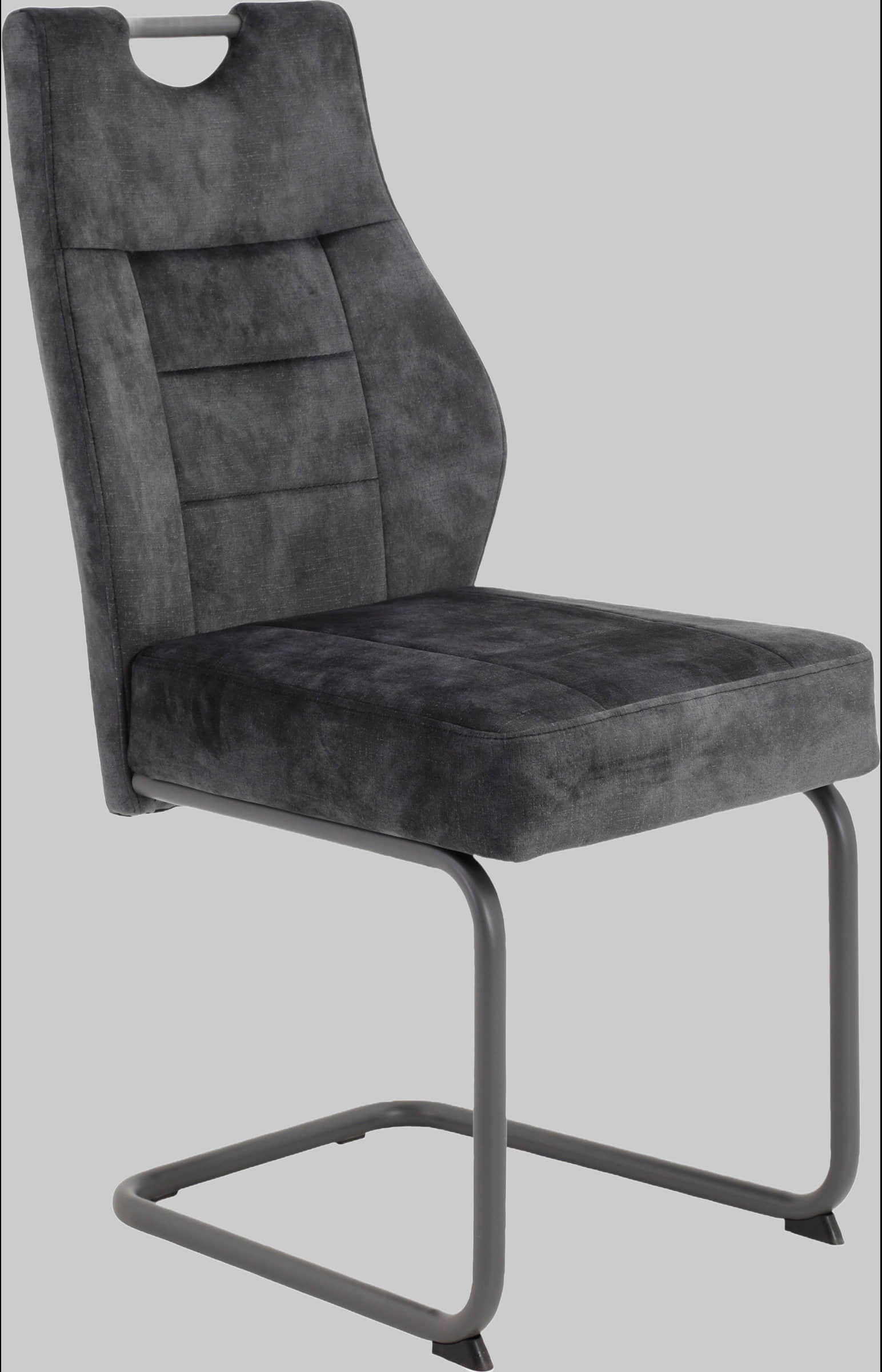 HELA HELA Linda S Swivel Dining Chair - Bestseller with Pocket Spring Seat (140kg Capacity) - Freestanding Design in Elegant Gray - Single Chair Vintage An Stühle