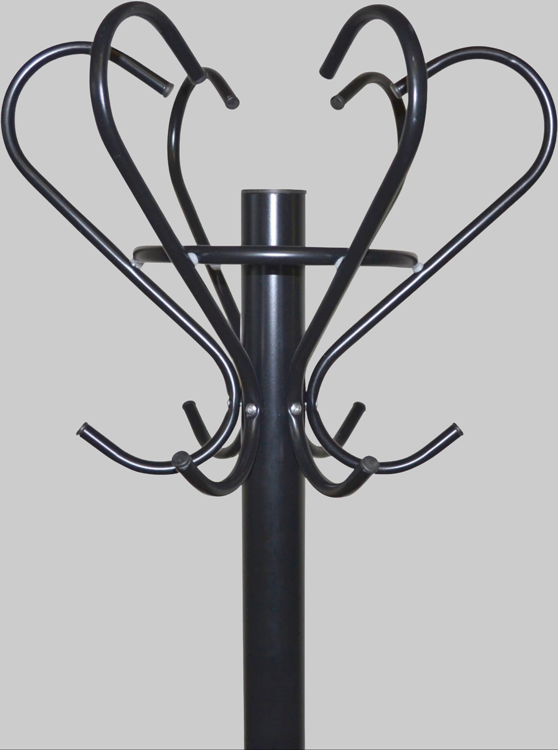 HOFMANN LIVING AND MORE Premium Coat Stand with Marble Base - 6 Double Hooks & Umbrella Holder (178x47cm, 20kg Capacity) schwarz HOFMANN LIVING AND MORE Garderobe & Flur