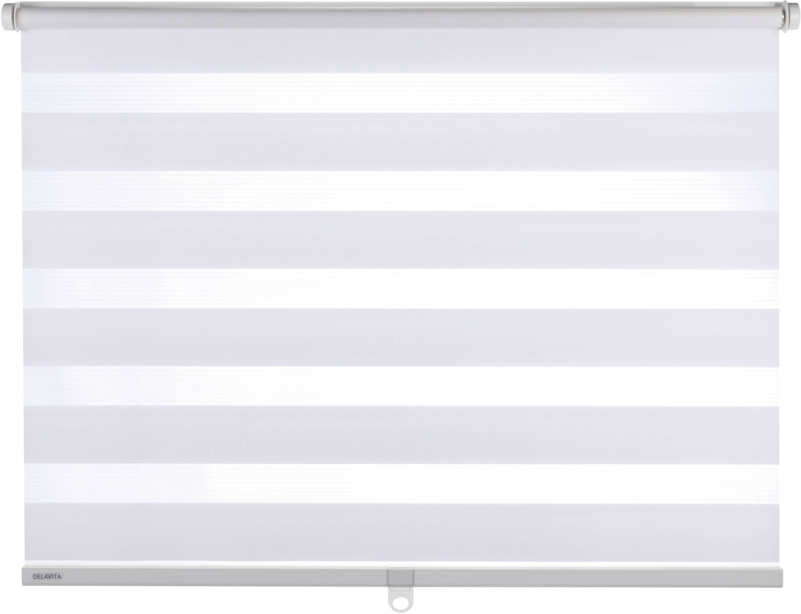 Home affaire Rollos & Plissees HOME AFFAIRE Jan Double Roller Blind | No-Drill Light Blocking Window Shade | Cordless Klemmfix Design | Multiple Sizes & Colors weiß